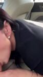 animated black_hair blowjob car clothed_female clothed_male cum cum_in_mouth fellatio femsub green_eyes in_car irrumatio maledom name_request oral public sound swallowing tagme webm rating:Explicit score:125 user:scalesthegecko