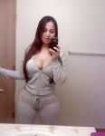 arab big_ass big_breasts breasts cameltoe cleavage female hoodie mirror non-nude photo selfpic sweater thighs wide_hips rating:Explicit score:10 user:xbooru