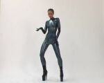 1girl bodysuit catsuit dance dancing female high_heels latex latex_catsuit princess_fatale rubber shiny shiny_clothes skinsuit tall webm rating:Explicit score:14 user:deleted0022