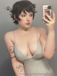 1girl bbw big_ass big_breasts breasts chubby female female_focus female_only goth kalaynokay large_breasts light-skinned_female light_skin onlyfans solo solo_female solo_focus tattoos thick_thighs rating:Explicit score:89 user:BobovBob