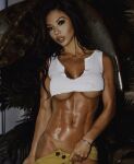 1girl abs female lexi_vixi muscle toned toned_female rating:Explicit score:14 user:Cryptologically