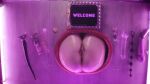 1girl anal_insertion ass dildo facemask fingering glass_dildo glory_hole makeup neon_light oil oiled_ass phewdy pink_hair pussy shiny_skin submissive submissive_female tagme vaginal_insertion webm rating:Explicit score:197 user:Johan_Taylor