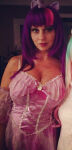 big_breasts cleavage cosplay horn looking_at_viewer my_little_pony photo tara_strong twilight_sparkle_(mlp) rating:Explicit score:11 user:XXTarastrongXX