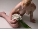 blonde_hair domai flowers long_hair nude perspective sitting slender rating:Explicit score:0 user:RB