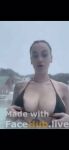 1girl alexis.vdh animated bhad_bhabie danielle_bregoli fakes female_only flashing large_breasts no_sound pool shirt_lift tagme webm rating:Explicit score:38 user:Shailsic