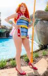 armor ass cosplay high_heels nami_(one_piece) one_piece red_hair tagme thighs rating:Explicit score:12 user:mipaloote