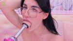 1girl ahegao bimbo black_hair blowjob brown_eyes camgirl cock_hungry deepthroat deepthroat_no_hands dildo dildo_in_mouth dildo_machine dmca eastern_european european eyeliner eyes_rolling_back fellatio female fucking_machine glasses grunting hungry_mouth littledarkagex long_hair looking_at_viewer machine moaning narrowed_eyes no_gag_reflex oral pale-skinned_female pleasure pleasure_face rolling_eyes russian seductive_eyes seductive_look seductive_mouth seductive_smile sex_machine sliding sliding_down_throat solo sound tagme thick_lips throat_bulge throat_fucking throat_goat throat_noise throat_pounding throat_training tongue_out webm rating:Explicit score:139 user:deleted0192