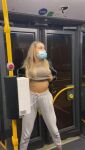 areolae big_breasts blonde_hair bouncing_breasts breast_drop bus flashing hairband large_areola mask night no_bra noises public public_flashing recording sound sweat_pants tagme tanline teen webm rating:Explicit score:89 user:unknowmoney24
