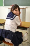 1girl asian ass chair japanese school_uniform schoolgirl seifuku sitting solo rating:Explicit score:4 user:zipzop