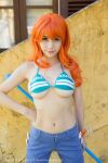 2016 asian bololi cosplay female female_only nami nami_(cosplay) one_piece solo xia_mei_jiang xiuren rating:Explicit score:4 user:bot