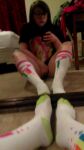 1girl amateur female female_only fondling glasses hair inviting long_hair masturbation pussy shirt sitting socks solo spread_legs spreading teen vaginal_masturbation vertical_video webm young rating:Explicit score:61 user:EdgySexy