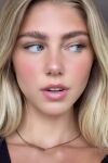 1girl 60fps animated blonde blonde_hair blue_eyes clothed collarbone earrings eye_contact macey_ravndalen model necklace non-nude solo solo_female tiktok vertical_video webm rating:Explicit score:50 user:pjwashfck