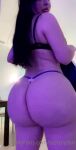 1girl ass ass_focus back_view bent_over big_ass crystal_lust cum cum_on ass female female_only gigantic_ass huge_ass solo wide_hips
