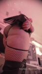 1girl ass ass_jiggle bedroom big_ass facesitting facesitting_pov female female_focus female_only female_solo fishnets jiggle jiggling_ass massive_ass mysticbeinggg no_sound onlyfans pawg pov see-through sitting skindentation solo text watermark webm