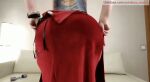 ada_wong animated ass cosplay garter_belt gif hardcore large_breasts nipples octokuro panties resident_evil thong