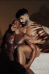 2boys black_male dark-skinned_male gay latino lipe_scorpion male male_only muscular_male rhyheim_shabazz sourced twitter