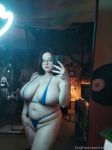 1girl belly big_breasts breasts cellphone chubby chubby_female female female_only huge_breasts large_breasts mirror mirror_selfie misscxxt navel onlyfans phone plump selfie solo solo_female