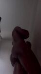 1girl ass ass_grab black black_female dark-skinned_female dark_skin female female_focus female_only female_solo grabbing_ass pussy solo solo_female solo_focus sound tajeetw0 vertical_video video water webm wet wet_body