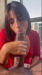 bbc big_tits blowjob colombian huge_cock lasirena69 latina onlyfans pov red_top speaking_spanish tits_out