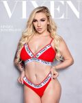 big_ass big_breasts blonde_hair female_focus kendra_sunderland posing snowbunny vixen.com vixen_clothing