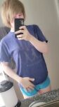 1boy femboy jackraidenlol mirror small_breasts tagme undressing webm