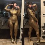 ass bodysuit bulge clothed dark_hair dat_ass glasses non-nude phone posing rayraysugarbutt selfie sneakers solo split_screen tan_skin tight_fit transgender