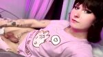 balls ninaxkatrina pajamas penis pulling_pants_down trans_female transgender webm