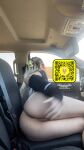 anus ass car long_hair looking_at_viewer looking_back lying_on_side presenting_ass snapchat solo sound spread_anus spread_ass testicles text tiffany_botello transgender trap watermark webm white_hair