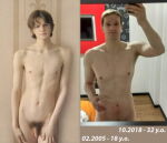 1boy adult adult_model completely_nude confused embarrassed european femboy feminine front front_view gawky gay girlish looking_at viewer male male_body male_only male_solo mirror naked nipples nude nudity pavel_brazhnikov penis photo selfie sissy skinny slender slim small_breasts smooth solo teen thin_waist topless topless_male uke upper_body waist young
