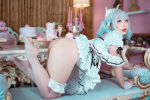 ass cosplay danisaurz feet mint_fantome mole_on ass thick_thighs thighs vtuber