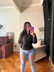 cameltoe female jacket latina non-nude selfie smartphone thick_thighs tight_pants victoria_matos yoga_pants