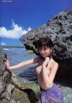 aoi_minori asian beach breasts female japanese jav nipples nude paisley rock small_breasts