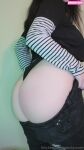 big_ass pinkchyu pulling_pants up slapping_ass spanking_self tagme webm