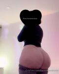 1girl ass ass_clap ass_jiggle big_ass brown_hair clapping_ass clothed clothed_female female female_focus female_only female_solo looking_back lowkeydeadinside medium_hair onlyfans solo solo_female solo_focus vertical_video video watermark webm