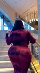 1girl ameliathebody big_ass black_hair clapping_ass clapping_cheeks curvy curvy_female curvy_figure dress female female_only giant_ass high_heels huge_ass massive_ass middle_eastern middle_eastern female red_dress shaking_ass solo solo_female staircase stairs tagme urthickpersiangf voluptuous walking walking_away walking_up stairs webm