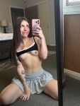 mirror mirror_selfie on_floor onlyfans photo reddit selfie shirt_lift sitting sitting_on floor skirt small_breasts tattoo tiny_rhea tinystarshine
