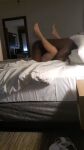 1boy 1girl animated bed bedroom dark-skinned_male faceless_female faceless_male fast feet hotel hotel_room interracial legs_up mating_press missionary side_view sound tagme vertical_video webm