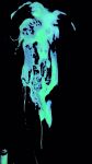 1girl darkness faceless_female naked naked_female neon_light tagme video video_with sound webm