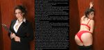 actress_request altered_common sense ass bare_shoulders before_and after black_skirt brown_eyes brown_hair character_request clipboard dialogue edited emotionless expressionless heavenly_ass hypnosis imminent_vaginal indifferent mature_woman mind_control miss_valentine (ourmonkeymasters) model_request necklace original ourmonkeymasters_(manipper) pencil_skirt red_fingernails red_lingerie red_panties short_hair skirt_down smiling spiral_eyes text undressing wide_hips