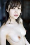 1girl asian asian_female black_hair bob_cut breasts female female_only japanese japanese_female jav medium_breasts nipples nude short_hair solo straight_hair suzumori_remu