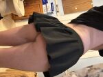 1boy ass ass_focus fat_ass femboy miniskirt self_shot skirt twink