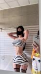 1girl asian asian_female big_breasts hourglass_figure long_hair mask masked masked_female tagme thick_thighs video video_with sound webm