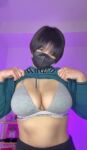 animated asian asian_female big_breasts black_hair breast_reveal breasts clothed clothed_female female female_focus female_only female_solo japanese japanese_(nationality) japanese_female medium_breasts medium_hair name_request solo solo_female solo_focus sound vertical_video video webm