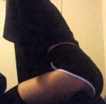 1boy ass femboy male self_post selfie shorts tagme thighhighs