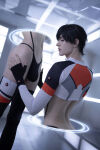1boy black_hair bulge femboy gay male male_only non-nude shunsukecos solo solo_male sourced thong
