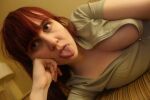 babyface bangs blue_eyes breasts canadian canadian_female clothed cute cute_face dyed_hair fansly female female_only hotel hotel_room magicalmysticva no_make_up non-nude onlyfans onlyfans_model red_hair redhead solo solo_female streamer tease tongue tongue_out twitch twitch_streamer twitter unzipped white_female youtuber