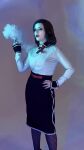 1girl bioshock cosplay elizabeth_comstock lace_bra music tagme video video_with sound webm