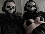 1girl 1girls call_of duty cosplay mask masked_female norafawn rule_63