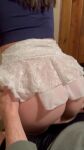 1boy 1girl ass_grab assjob big_ass buttjob cum cum_on clothes cum_on self ejaculation grabbing_another&#039;s ass grabbing_ass hetero huge_ass lifting_skirt long_hair onlyfans_model penis skirt straight thatonesluttycouple uncensored video video_with sound webm white_skirt