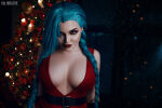 christmas cosplay jinx_(league of legends) kalinka_fox league_of legends tagme
